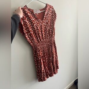 Pink martini orange summer dress